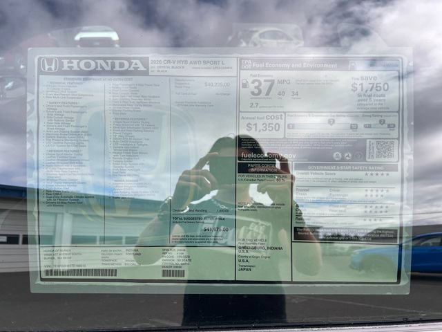 New 2026 Platinum White Honda Sport-L image 29