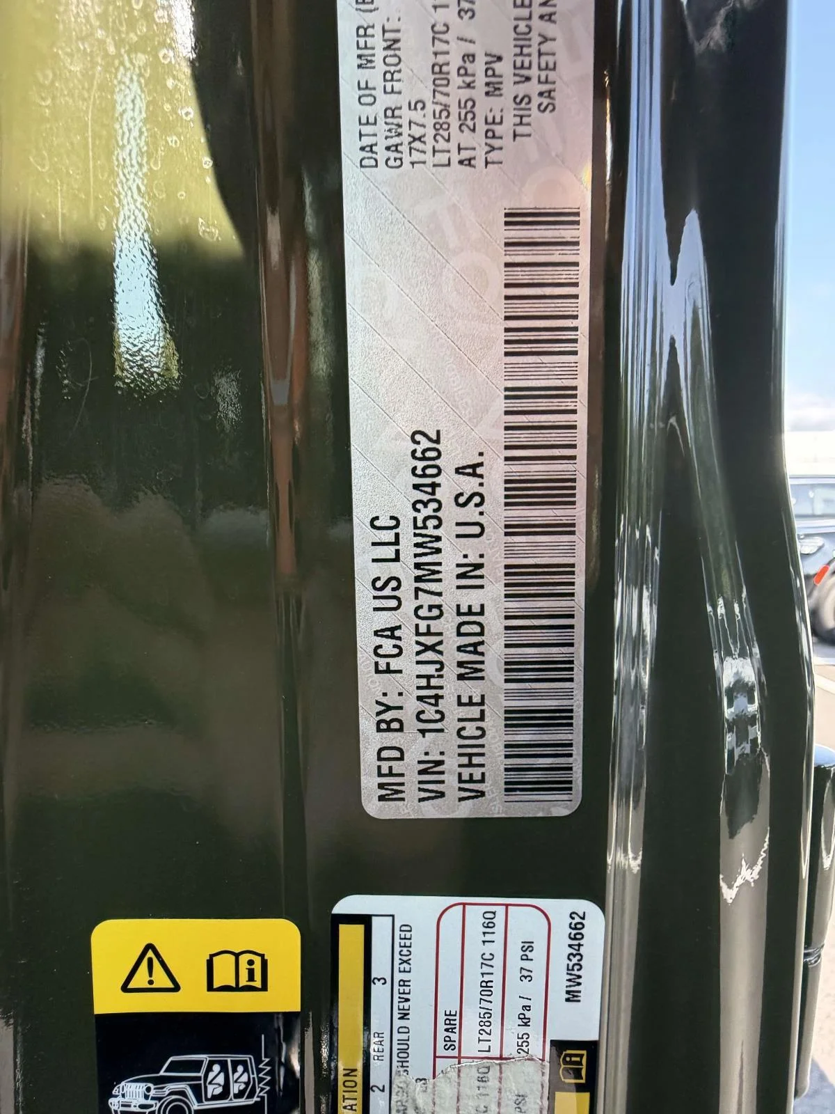 Used 2021 Sarge Green Clearcoat Jeep Rubicon 4x4 image 24