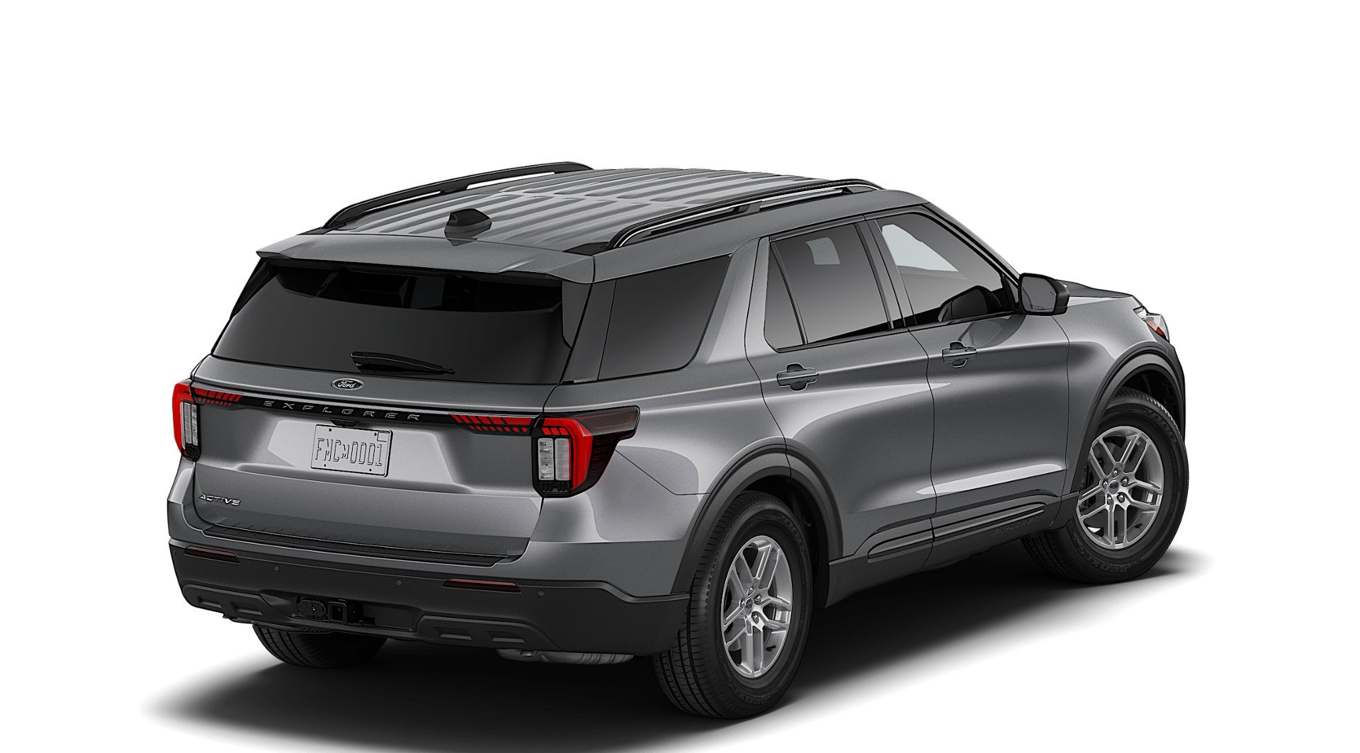 New 2026 Carbonized Gray Metallic Ford Active image 3
