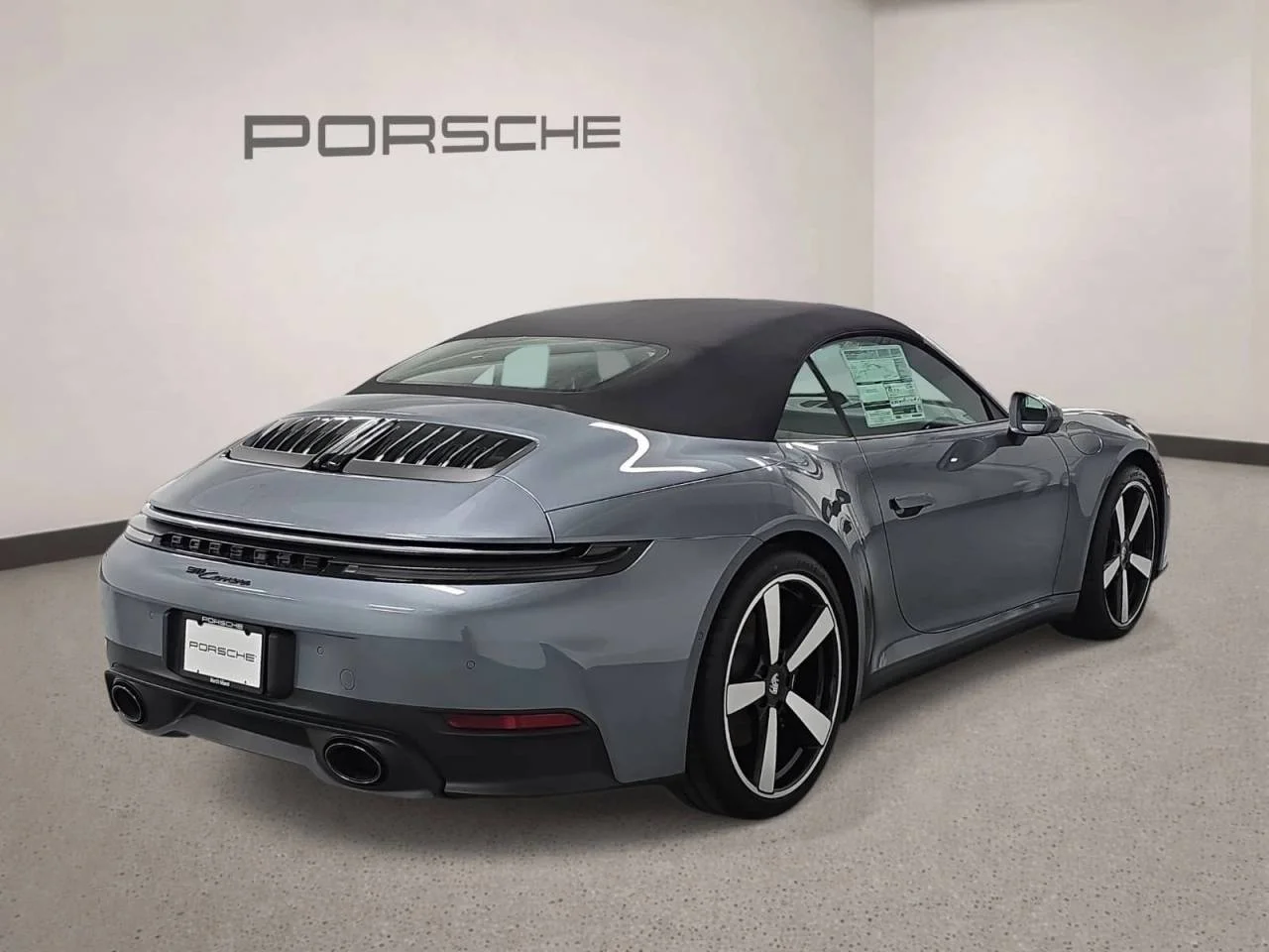 New 2026 Vanadium Grey Metallic Porsche Carrera Cabriolet image 7
