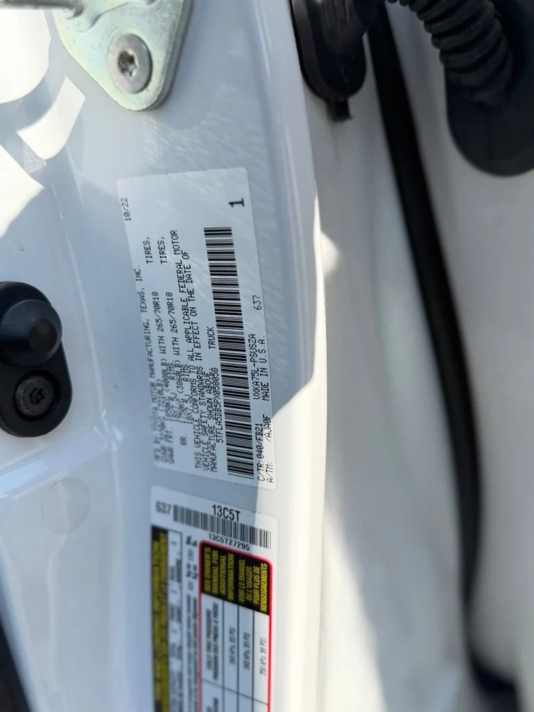 Used 2023 White Toyota SR5 image 25