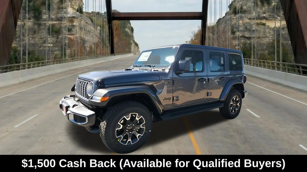 New 2026 Granite Crystal Metallic Clear-Coat Exterior Paint Jeep Sahara image 3