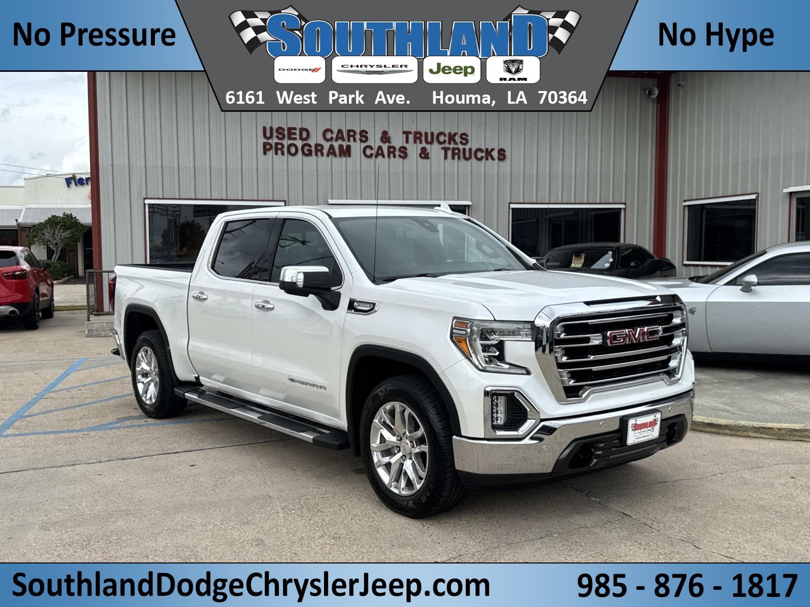 Used 2020 Summit White GMC SLT image 1
