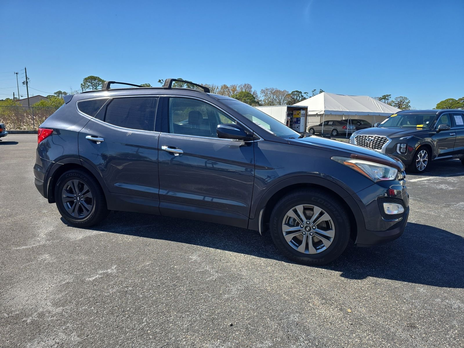 Used 2015 Hyundai Santa Fe Sport with VIN 5XYZU3LB8FG289481 for sale in Port Richey, FL