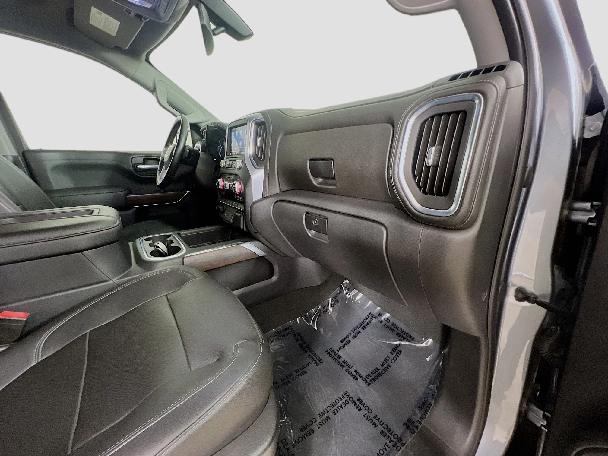 Used 2021 SATIN STEEL METALLIC GMC SLT image 35
