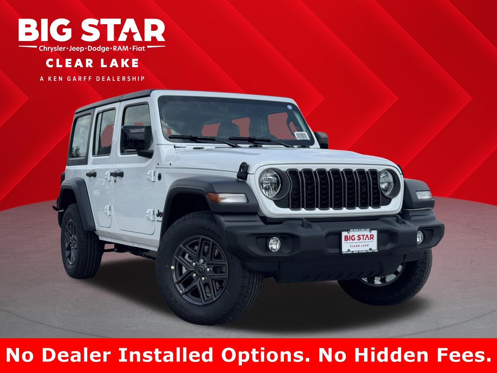 New 2026 Bright White Clearcoat Jeep Sport image 1