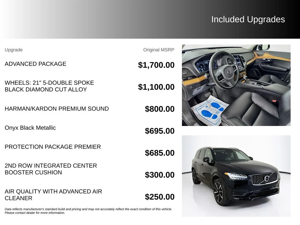 Used 2021 Onyx Black Metallic Volvo T6 Momentum image 5