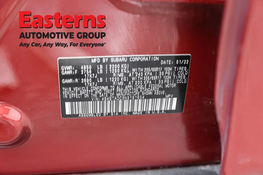 Used 2022 Red Subaru Premium image 35