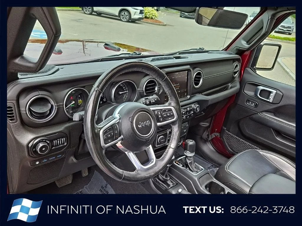 Used 2021 Red Jeep Unlimited Sahara 4xe image 5