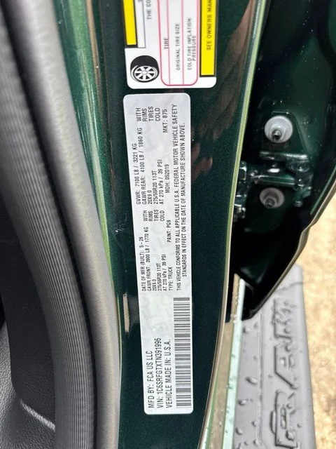 New 2026 Serrano-Green Metallic Exterior Paint RAM Express image 29