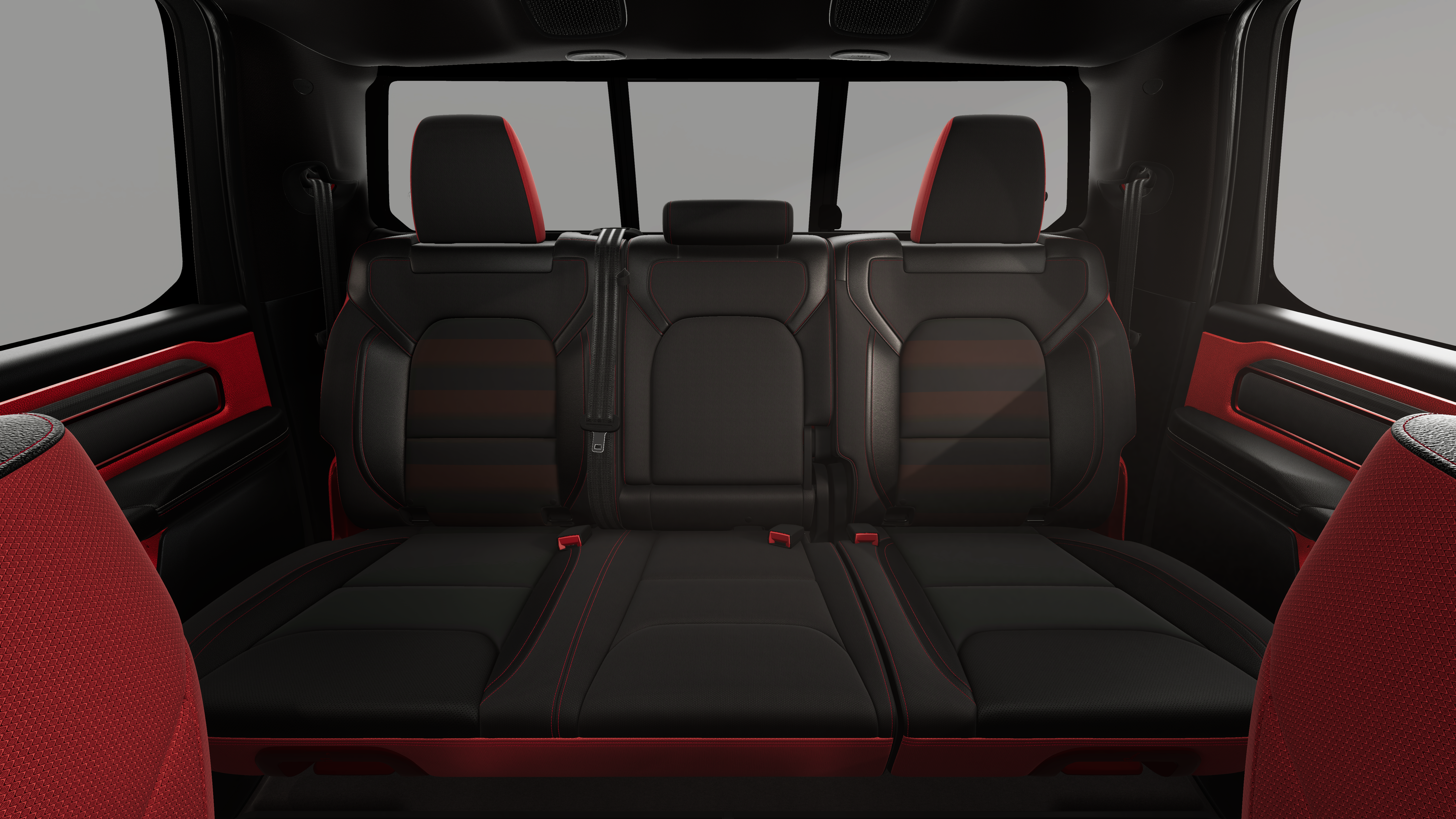 New 2026 Molten Red Pearl-Coat Exterior Paint RAM REBEL image 15