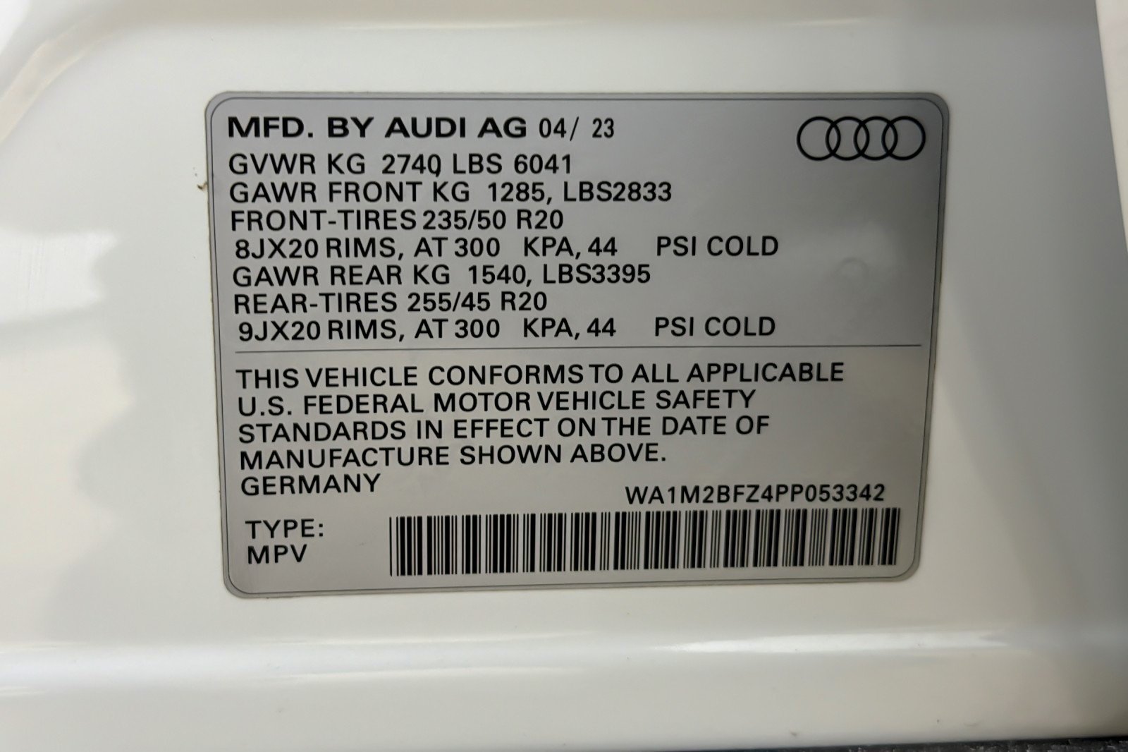 Certified Used 2023 Glacier White Metallic Audi Prestige 50 quattro image 26