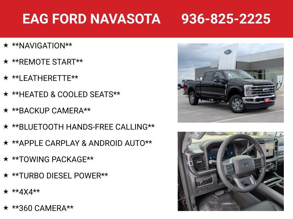 New 2026 Agate Black Metallic Ford F-250® Lariat® image 4