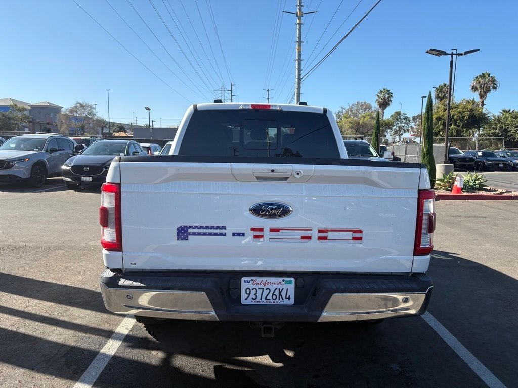 Used 2021 Oxford White Ford Lariat image 8
