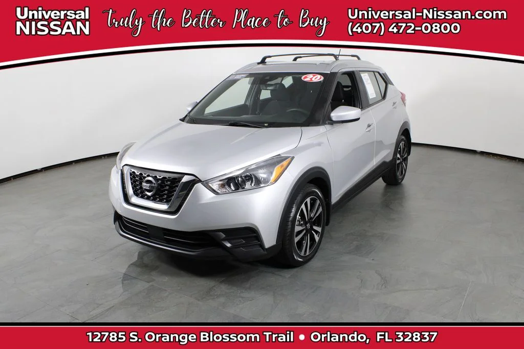 Certified Used 2020 Silver Nissan SV image 1