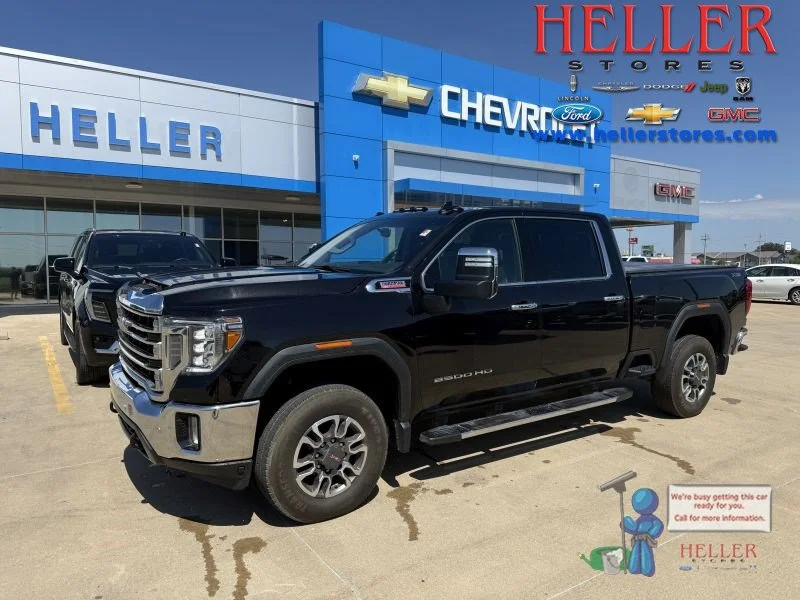 Used 2022 Ebony Twilight Metallic GMC SLT image 1