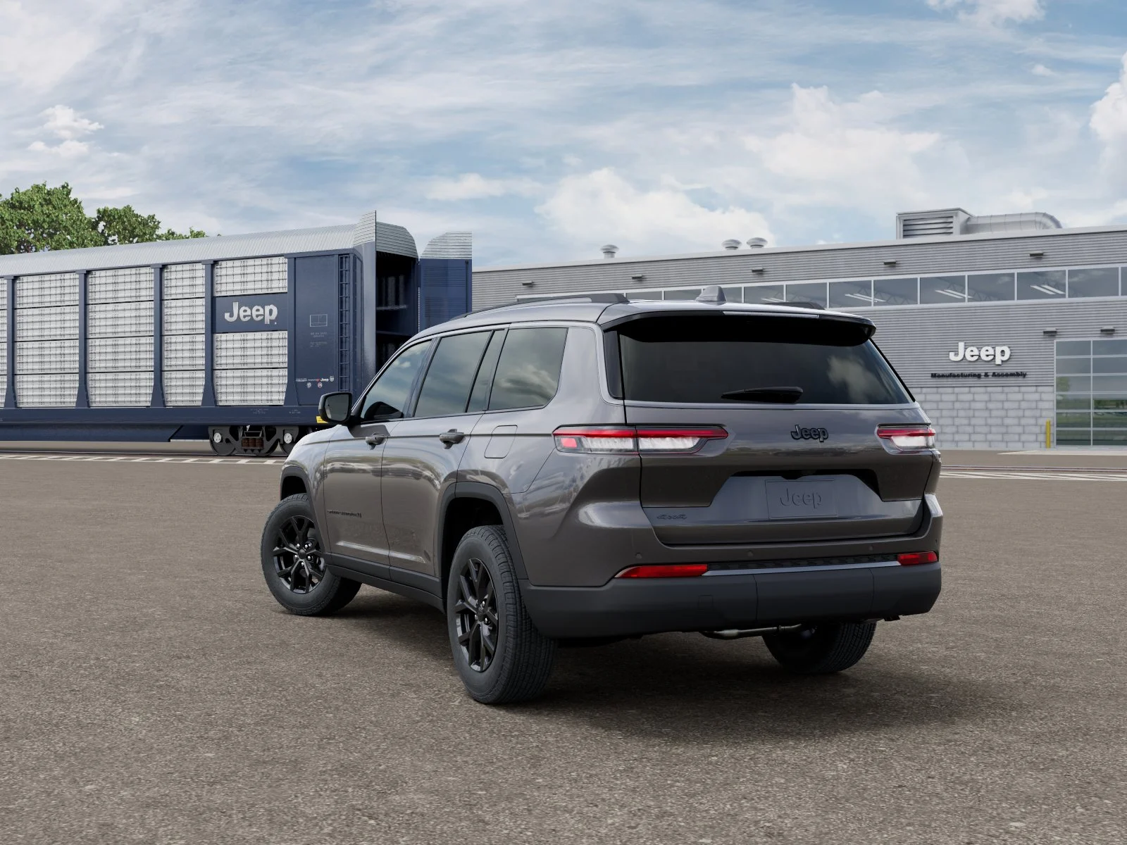 New 2026 Baltic Gray Metallic Clear-Coat Exterior Paint Jeep Laredo image 3