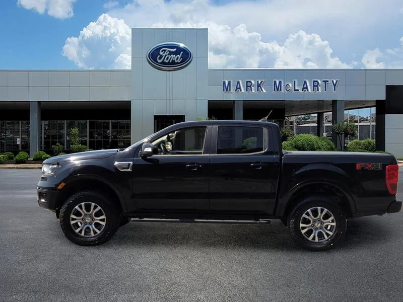 Used 2019 Shadow Black FORD LARIAT 4WD SUPERCREW 5