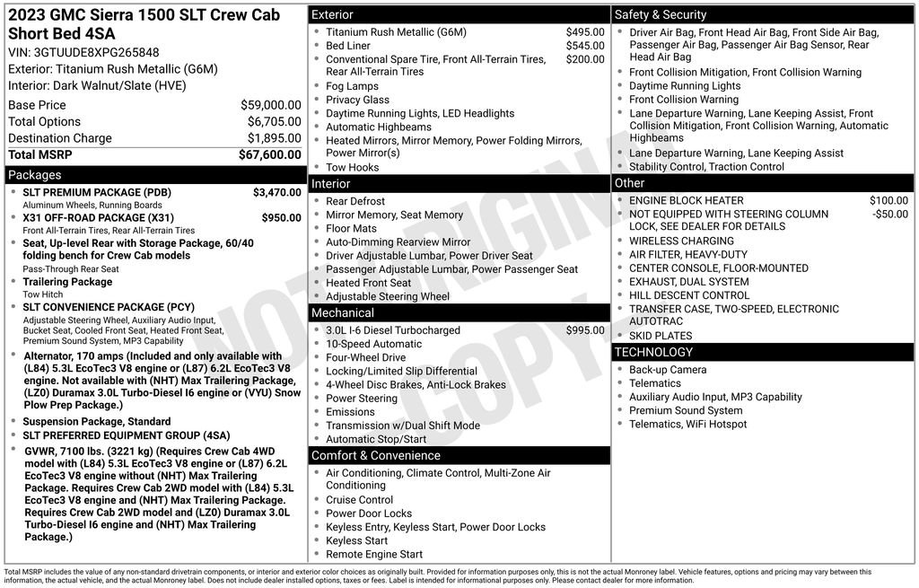 Used 2023 Silver GMC SLT image 12