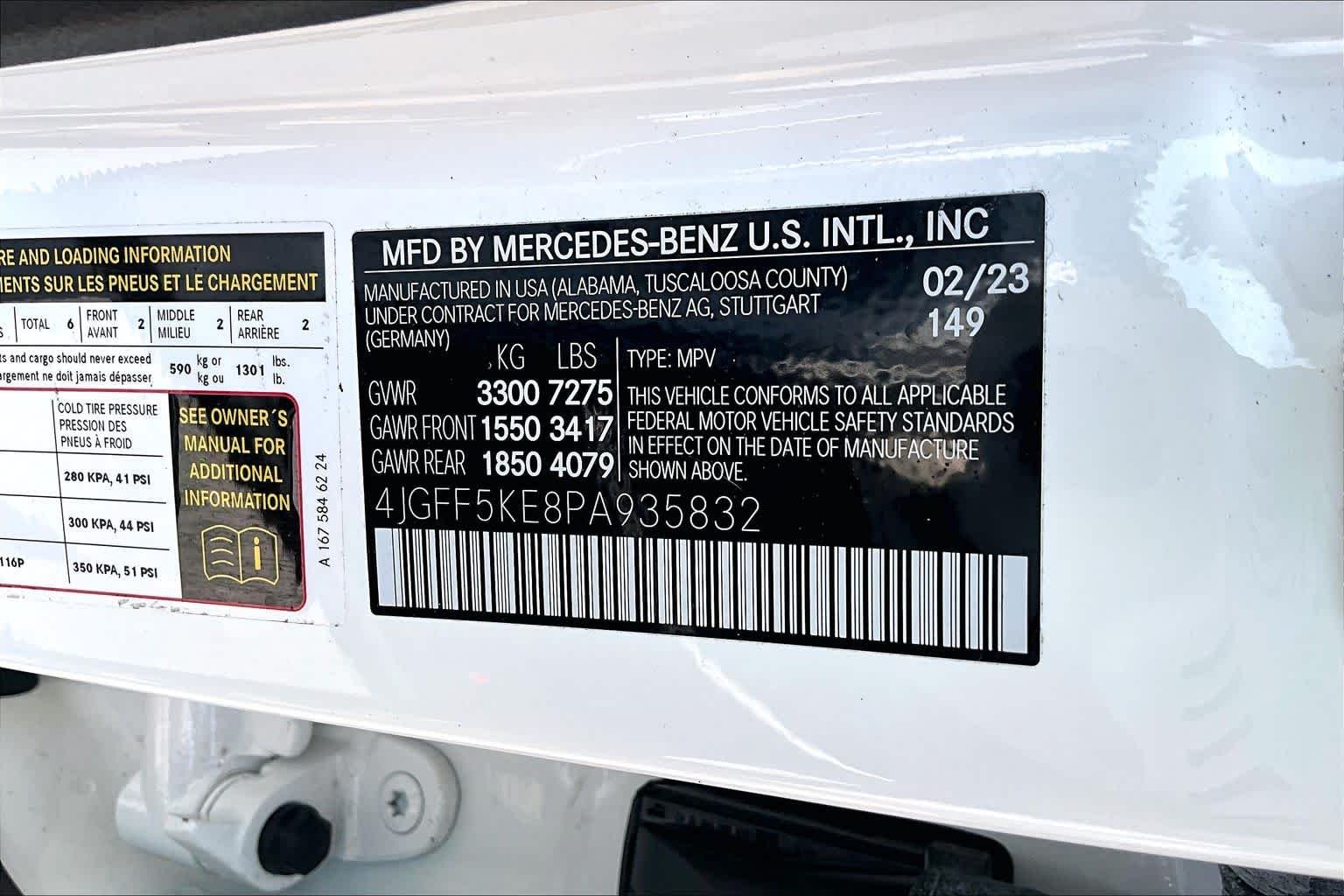 Certified Used 2023 Polar White Mercedes-Benz GLS 450 image 33