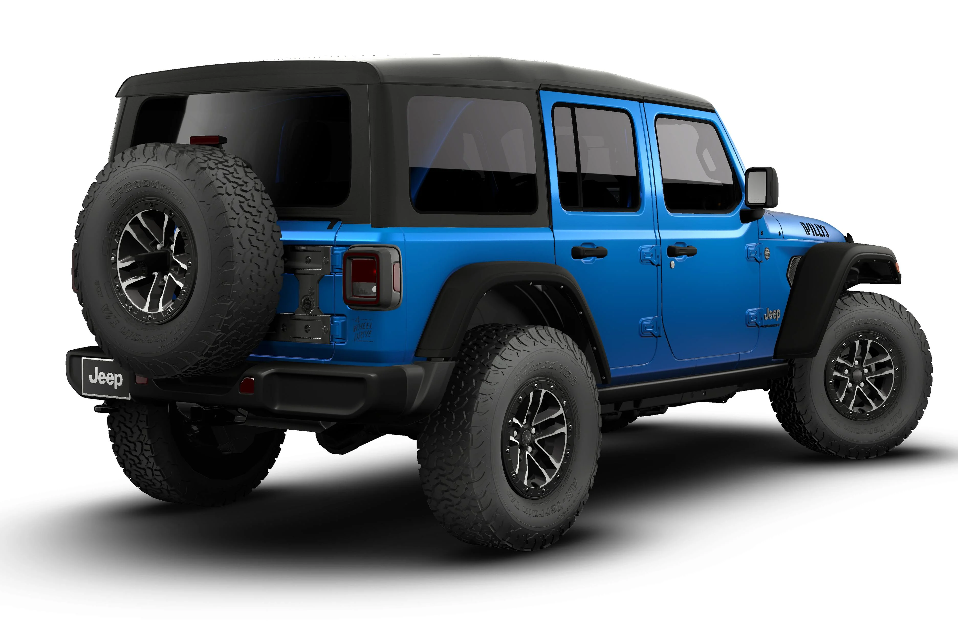 New 2026 Hydro Blue Pearl-Coat Exterior Paint Jeep Willys image 28