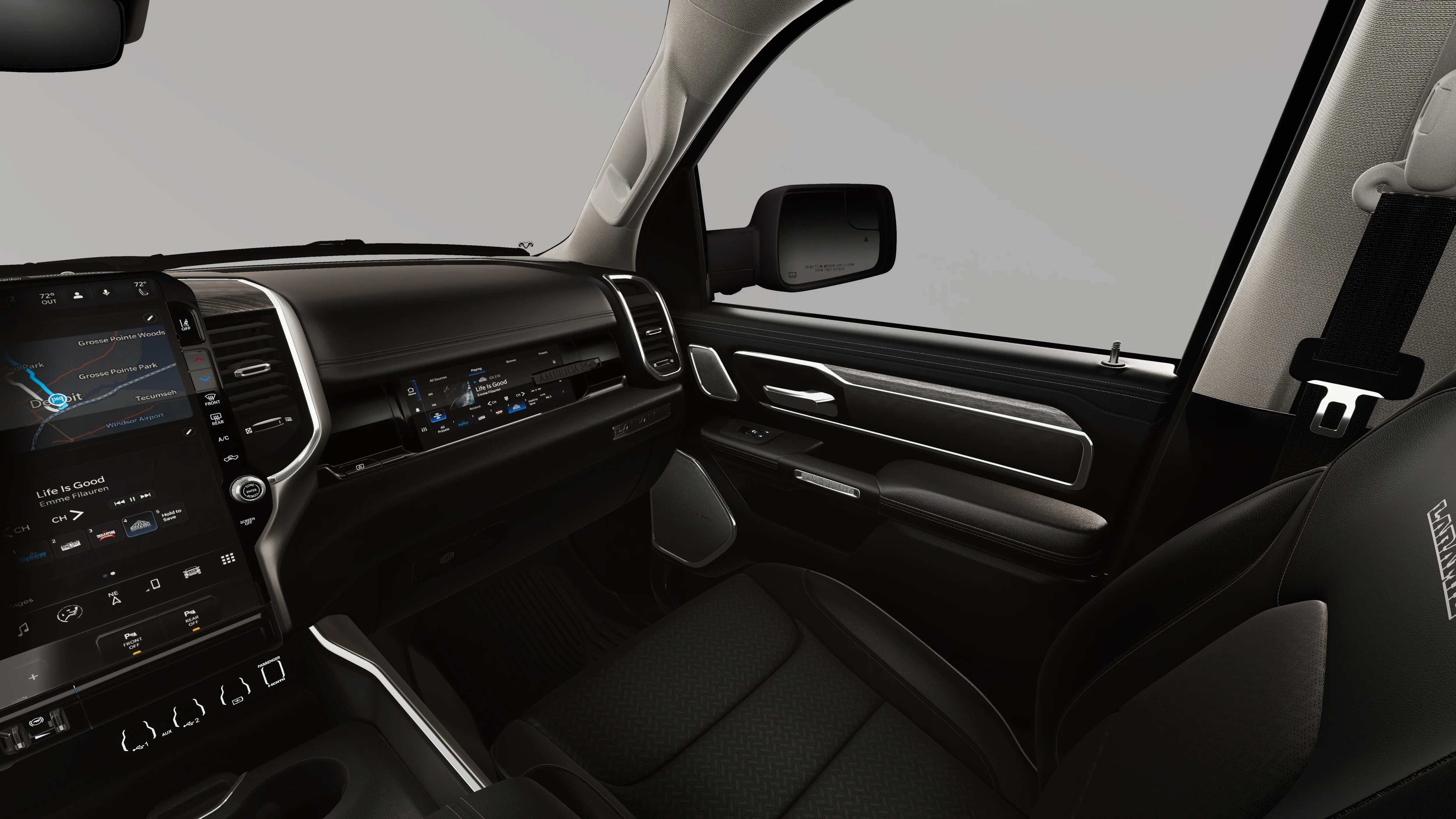 New 2026 Serrano-Green Metallic Exterior Paint RAM LARAMIE image 7