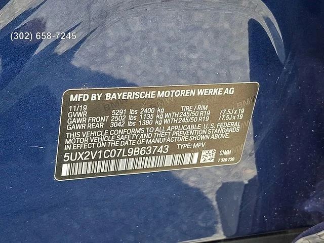 Used 2020 Phytonic Blue Metallic BMW xDrive30i image 29