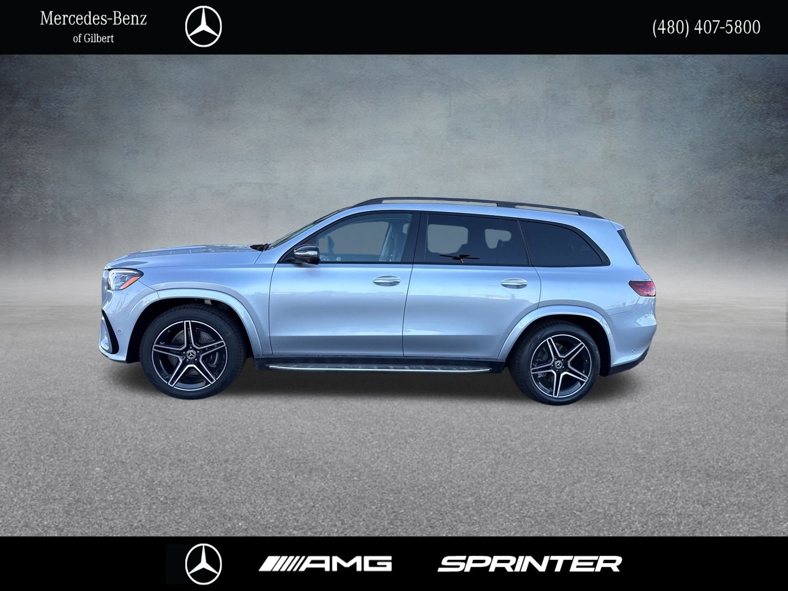 New 2026 Cirrus Silver Metallic Mercedes-Benz GLS 450 image 3