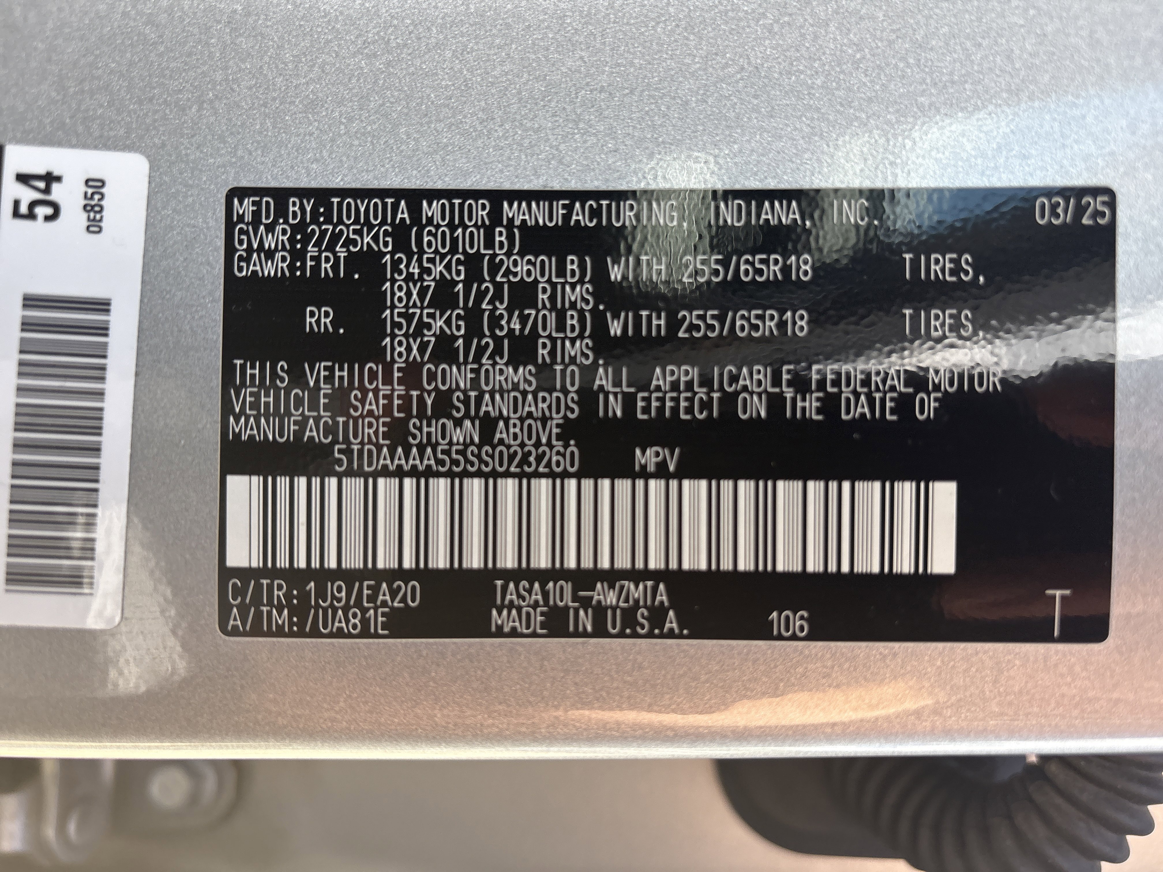 Used 2025 Celestial Silver Metallic Toyota XLE image 5
