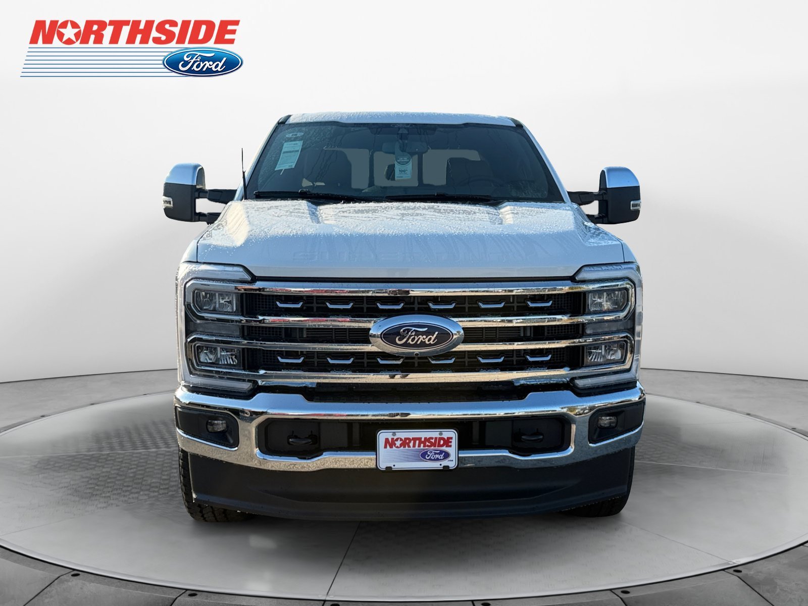 New 2026 Star White Metallic Tri-Coat Ford LARIAT image 2