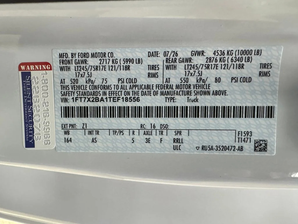 New 2026 White Ford XL image 36