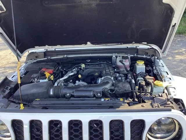 Certified Used 2023 Bright White Clearcoat Jeep Overland image 17