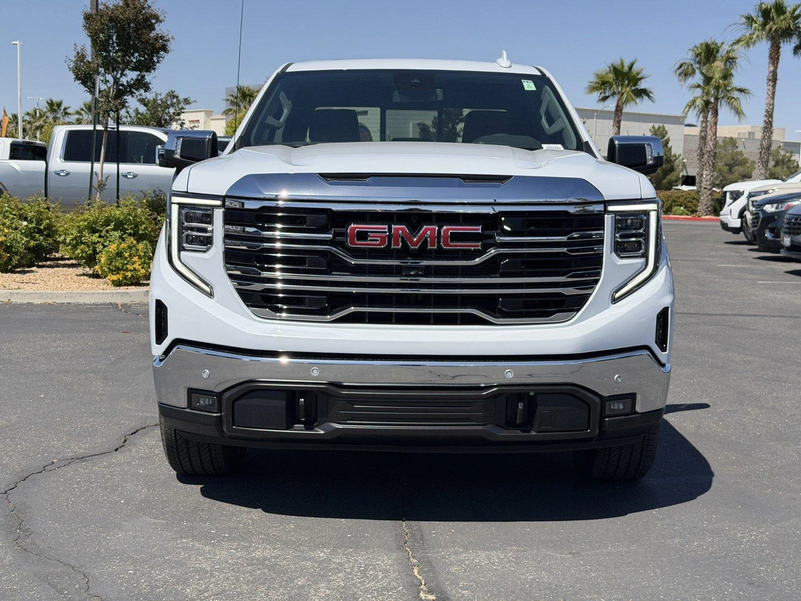 New 2026 Glacier White Tricoat GMC SLT image 2