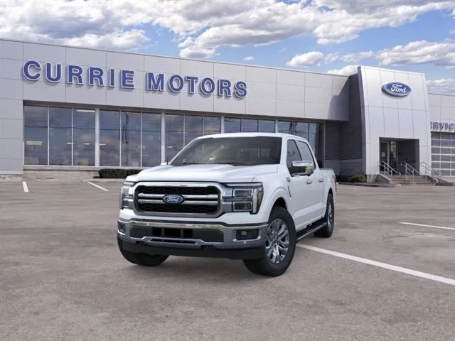 New 2026 Star White Metallic Tri-Coat Ford Lariat image 2