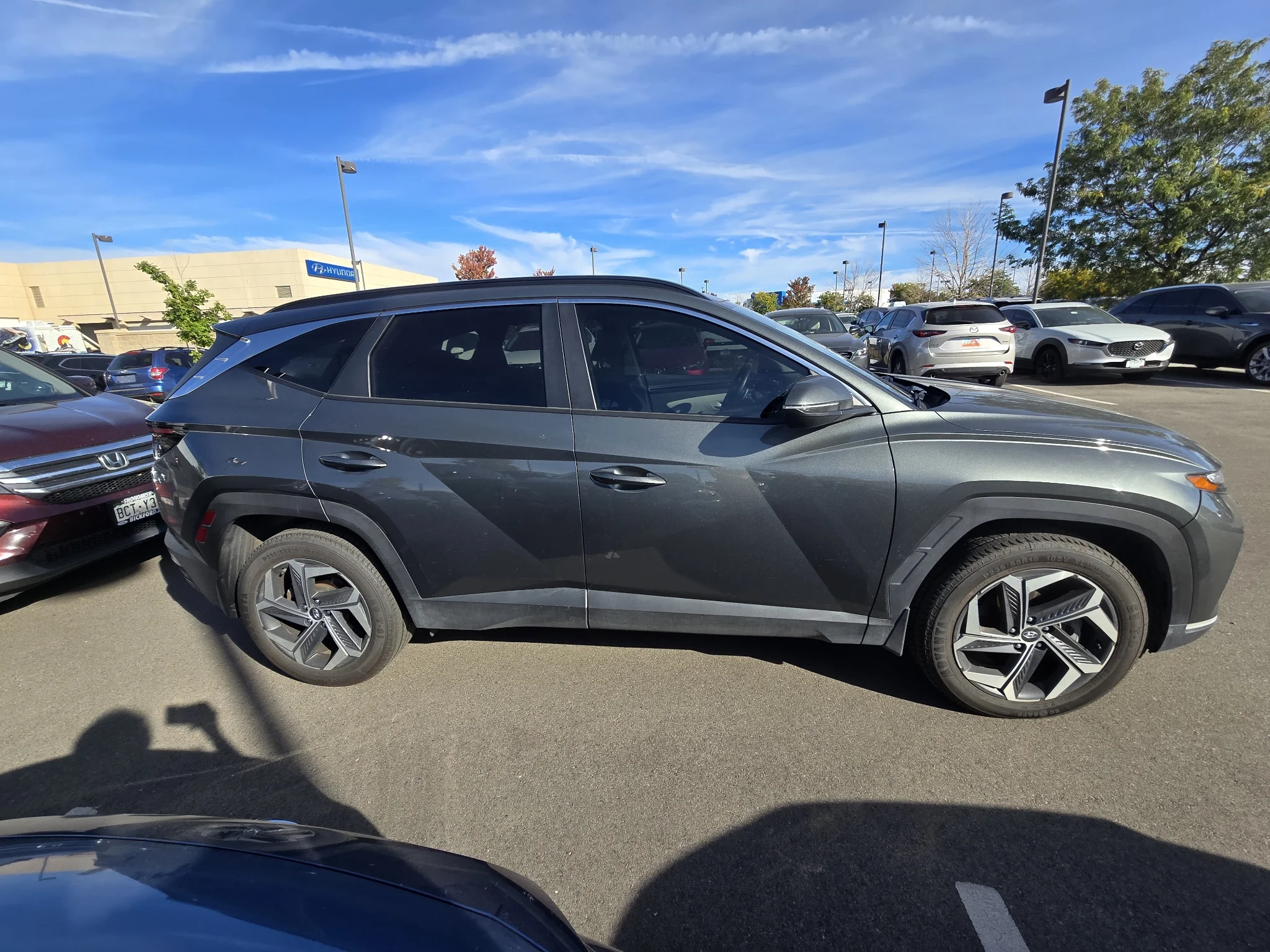 Used 2022 Amazon Gray Hyundai SEL Convenience image 17
