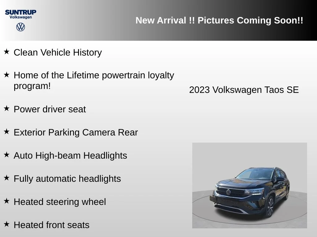 Used 2023 Deep Black Pearl Volkswagen 1.5T SE image 6