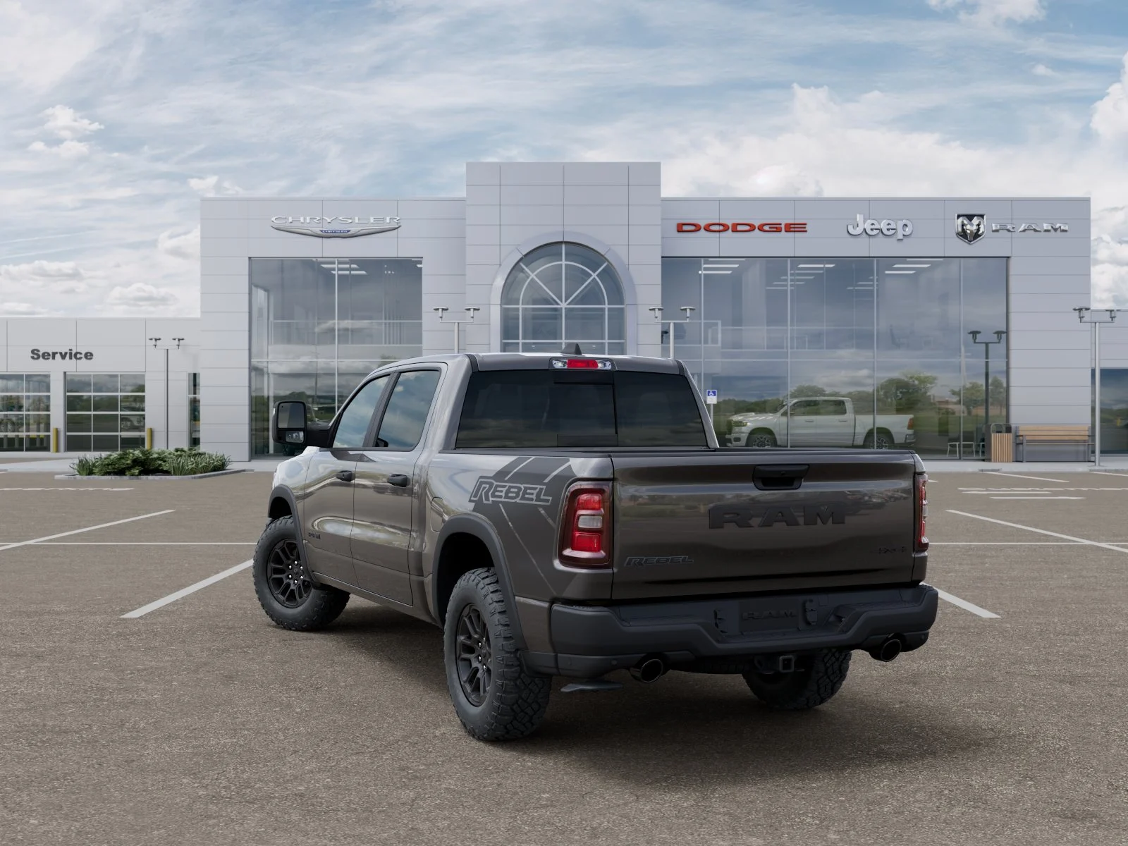 New 2026 Granite Crystal Metallic Clear-Coat Exterior Paint RAM Rebel image 30
