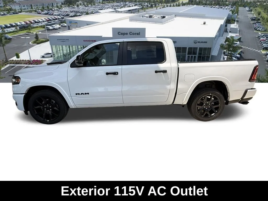 New 2026 Bright White Clear-Coat Exterior Paint RAM Laramie image 9
