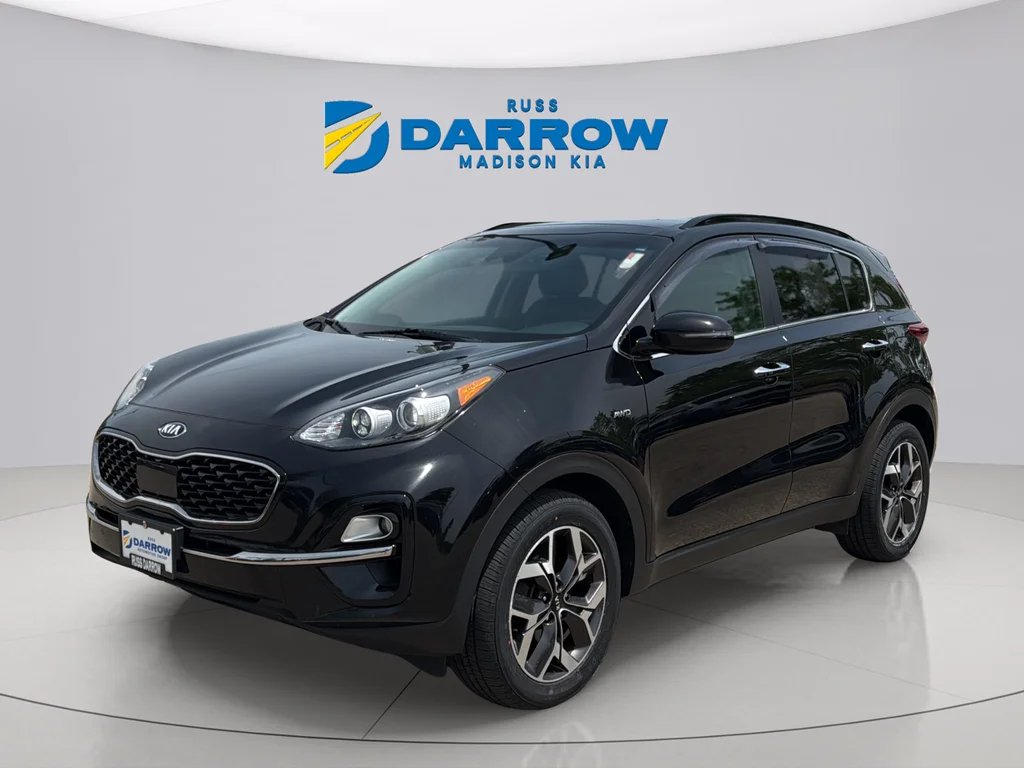 Used 2020 Black Cherry Pearl Kia EX image 1