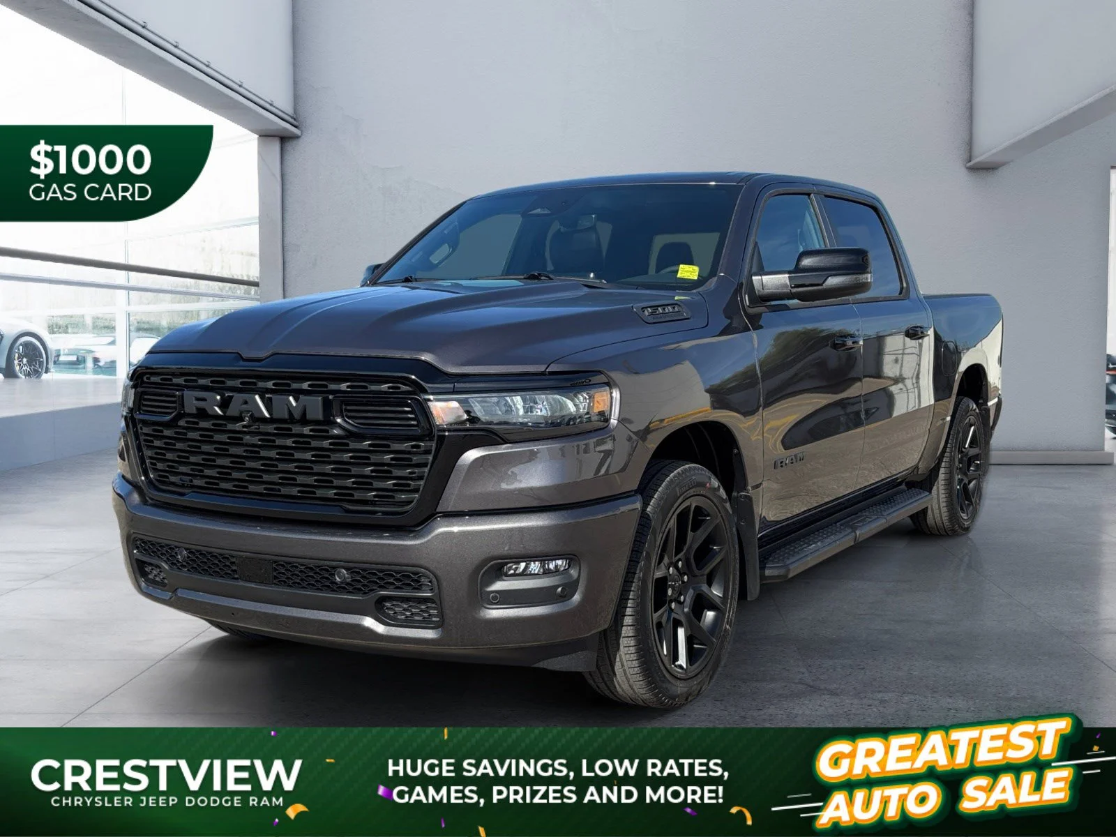 New 2027 Granite Crystal Metallic Ram Sport image 1