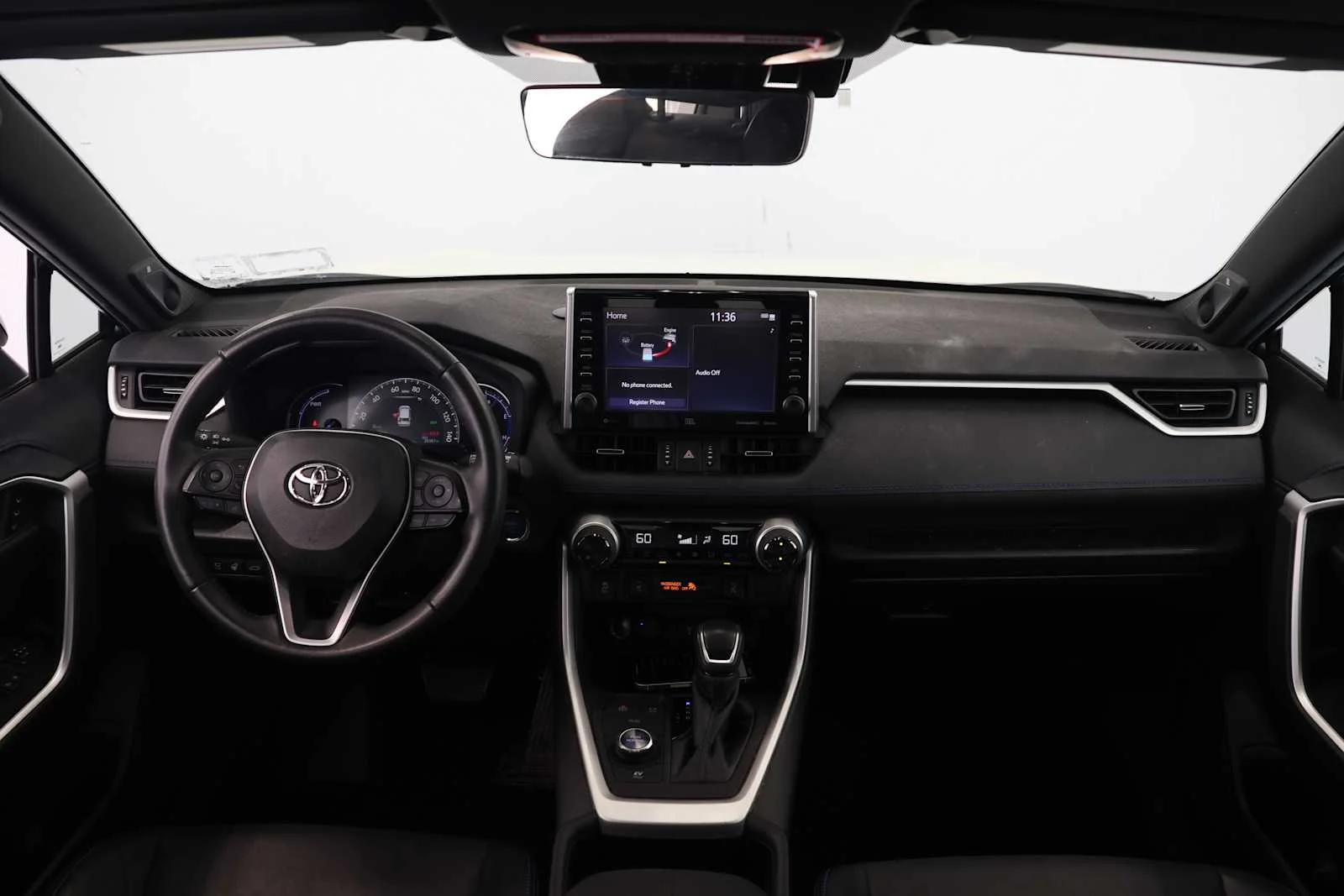 Used 2022 Blizzard Pearl/Midnight Black Metallic Toyota Hybrid XSE image 27