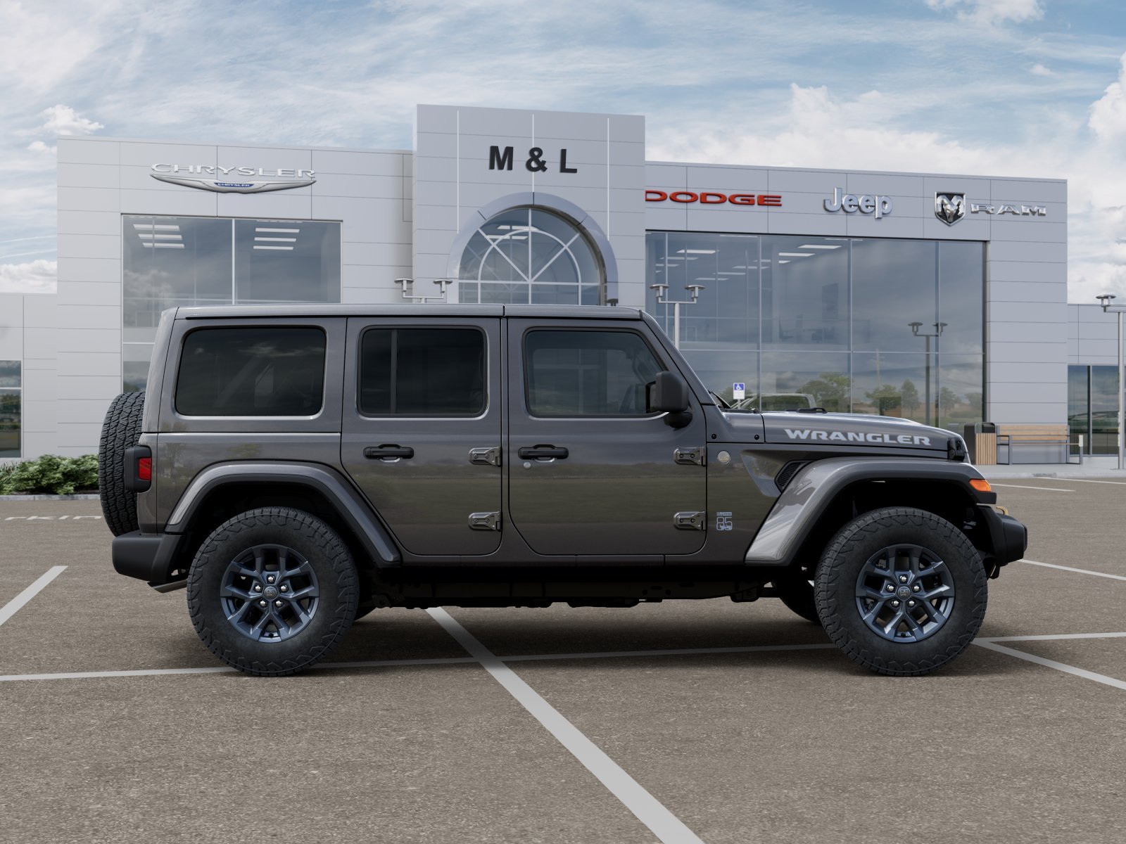 New 2026 Granite Crystal Metallic Clear-Coat Exterior Paint Jeep 85th Anniversary image 47