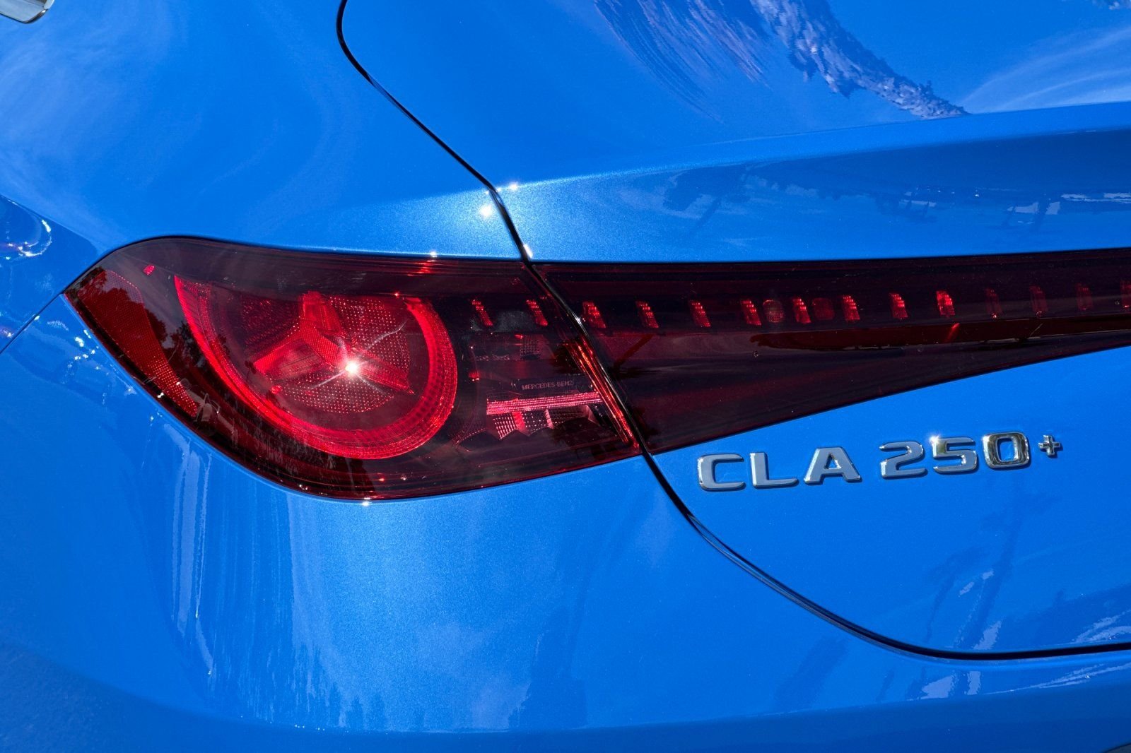New 2027 Sky Blue Metallic Mercedes-Benz CLA 250+ image 14