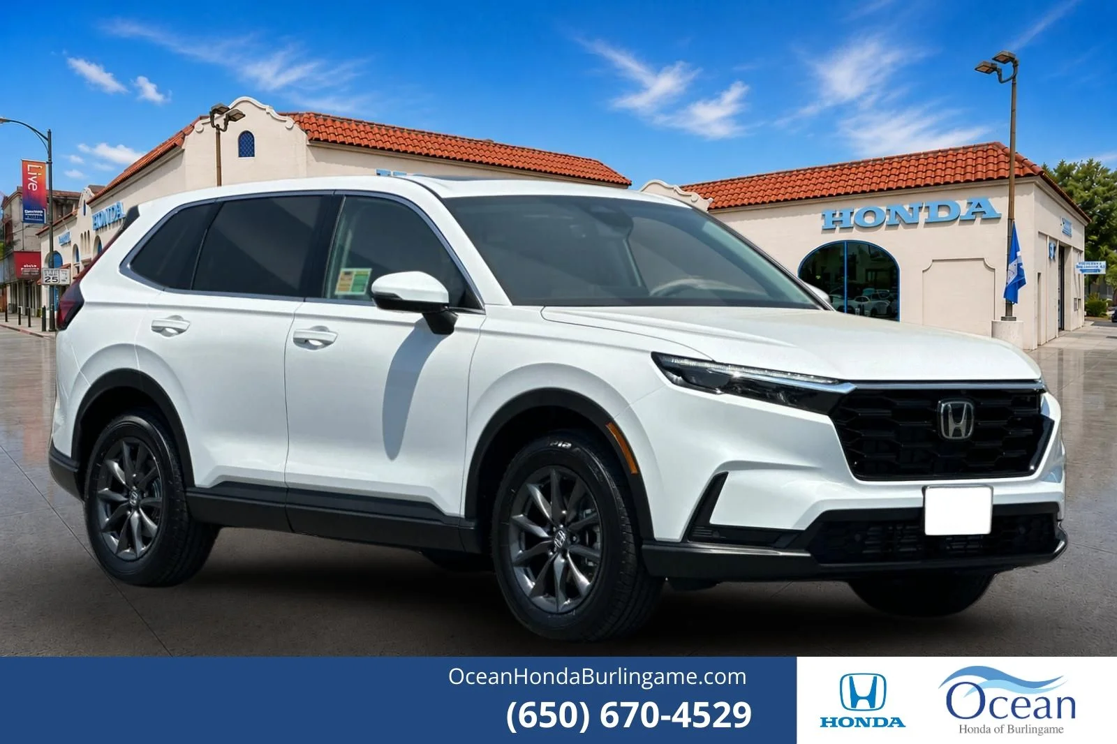 New 2026 Platinum White Pearl Honda EX-L image 1