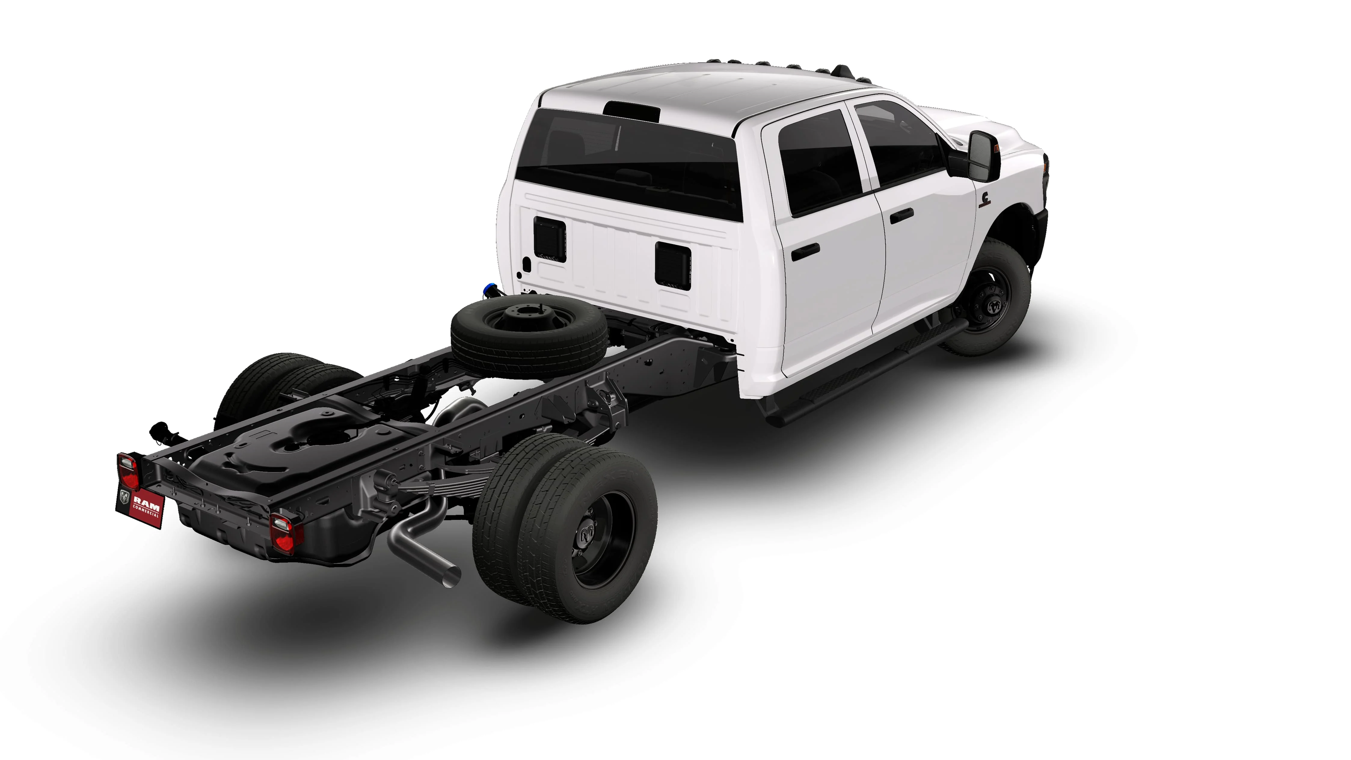 New 2026 Bright White Clear-Coat Exterior Paint RAM Tradesman image 2