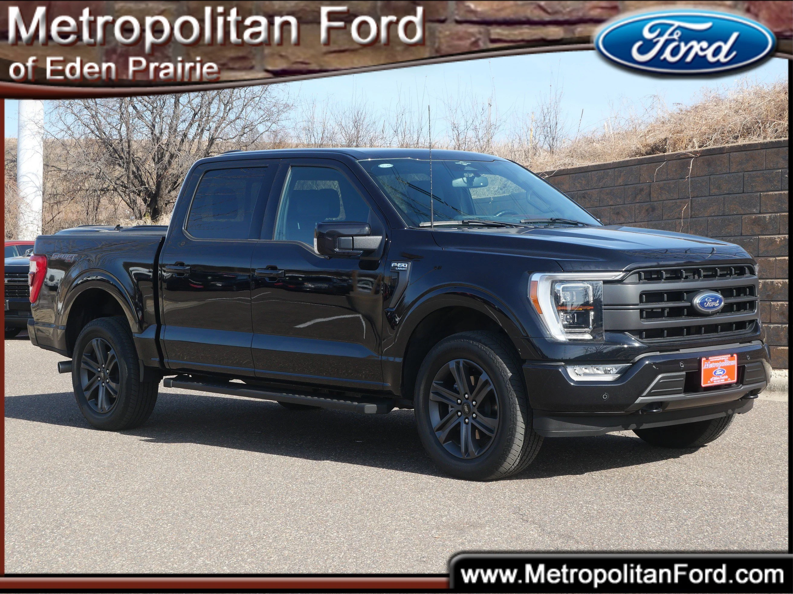 Certified Used 2023 Agate Black Metallic Ford LARIAT image 1