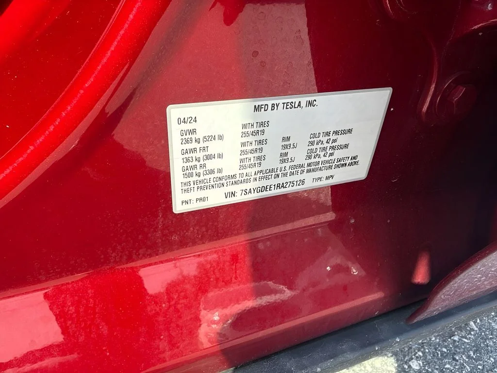 Used 2024 Red Tesla Long Range image 30