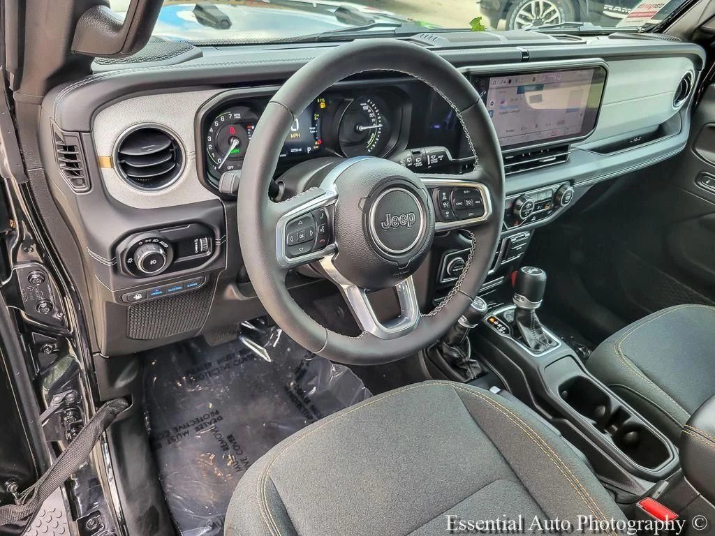 Certified Used 2025 Black Jeep Sahara 4xe image 11