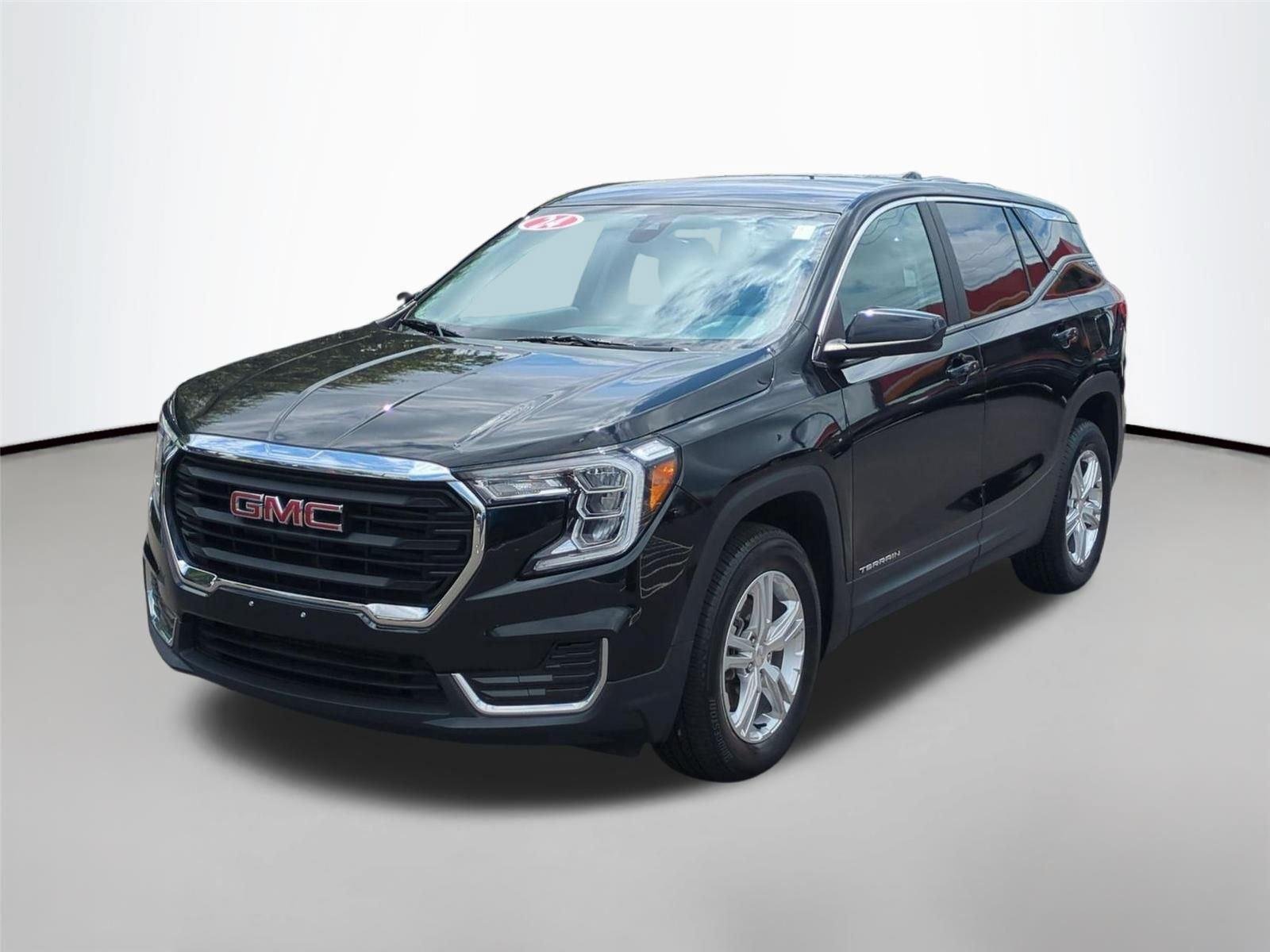 Used 2024 Ebony Twilight Metallic GMC SLE image 1