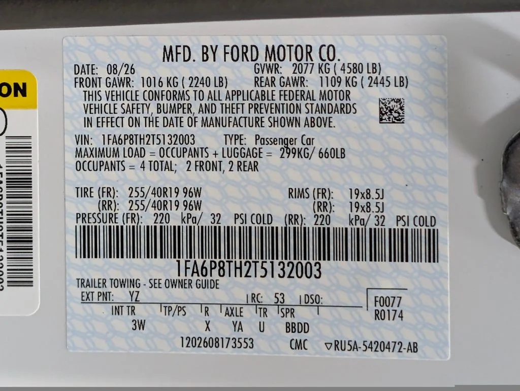 New 2026 Oxford White Ford EcoBoost® Premium Fastback image 21